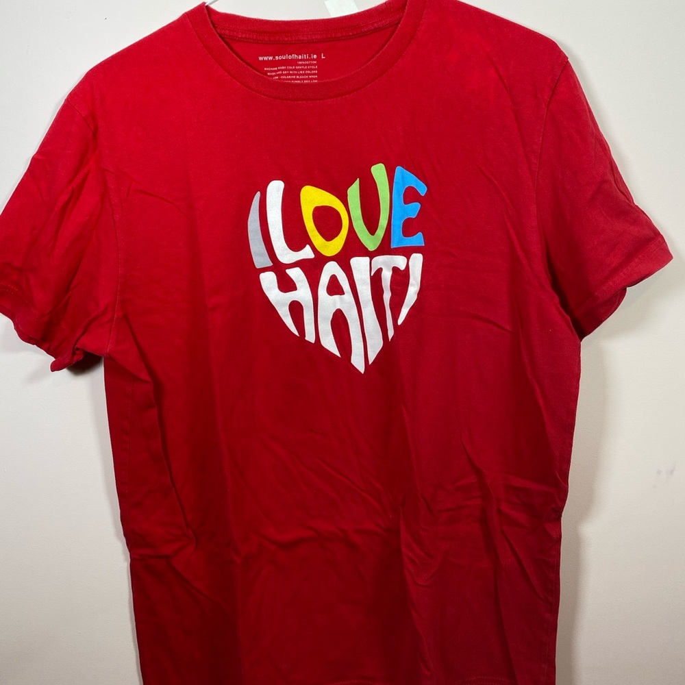 Men’s Vintage I Love Haiti T Shirt